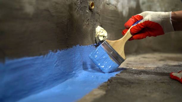 Commercial Wet Basement Repair project at a Boston, IN business property by SJ Waterproofing Pros